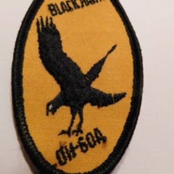Vintage Military Patches USS Croaker and Blackhawk - Picture 3 of 4